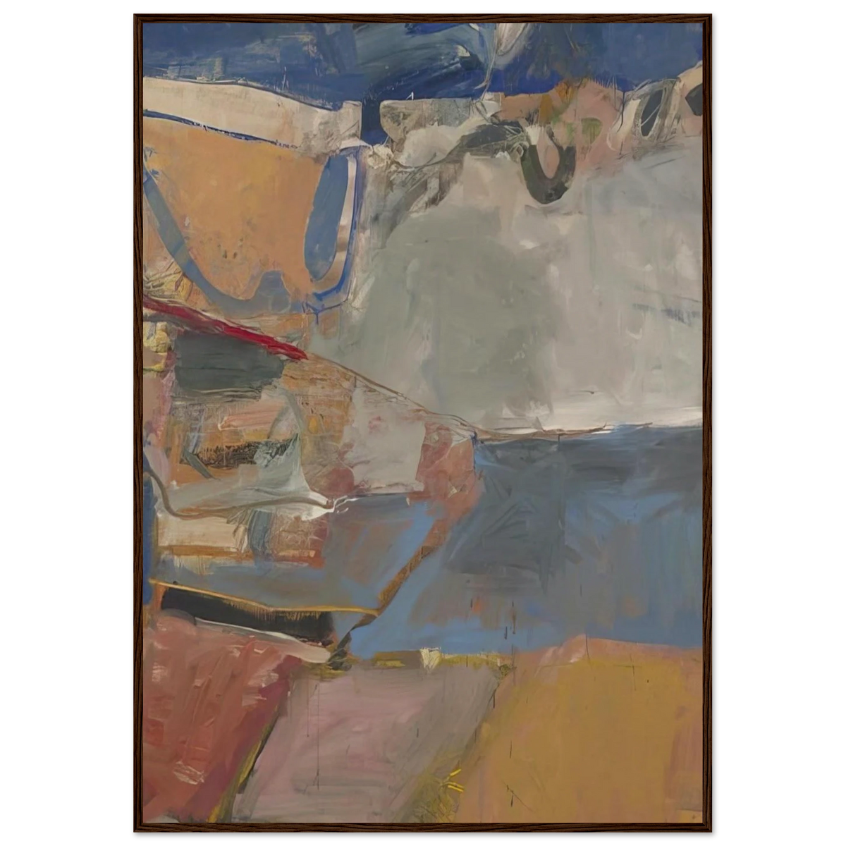 Berkeley #22 Framed Poster | Richard Diebenkorn Framed Prints Wall Art | Richard Diebenkorn Shop