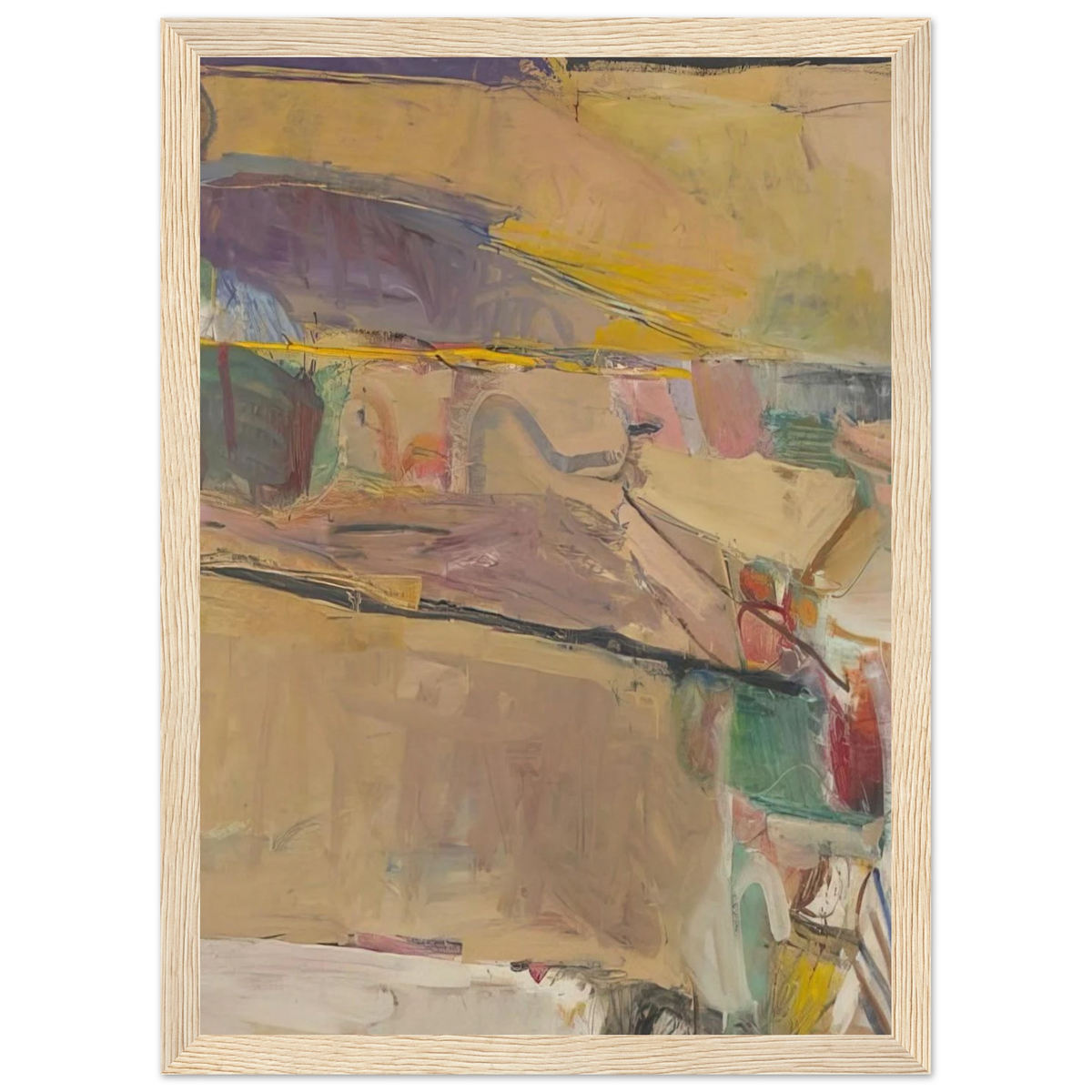 Berkeley #54 Framed Poster | Richard Diebenkorn Framed Prints Wall Art | Richard Diebenkorn Shop