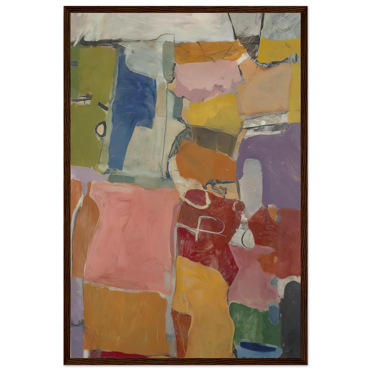 Urbana Framed Poster | Richard Diebenkorn Framed Prints Wall Art | Richard Diebenkorn Shop