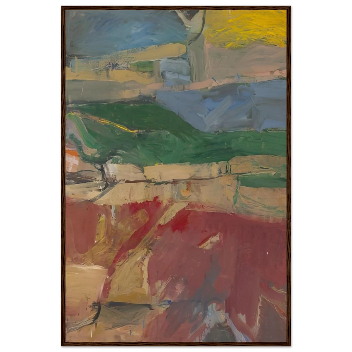 Berkeley #32 Framed Poster | Richard Diebenkorn Framed Prints Wall Art | Richard Diebenkorn Shop