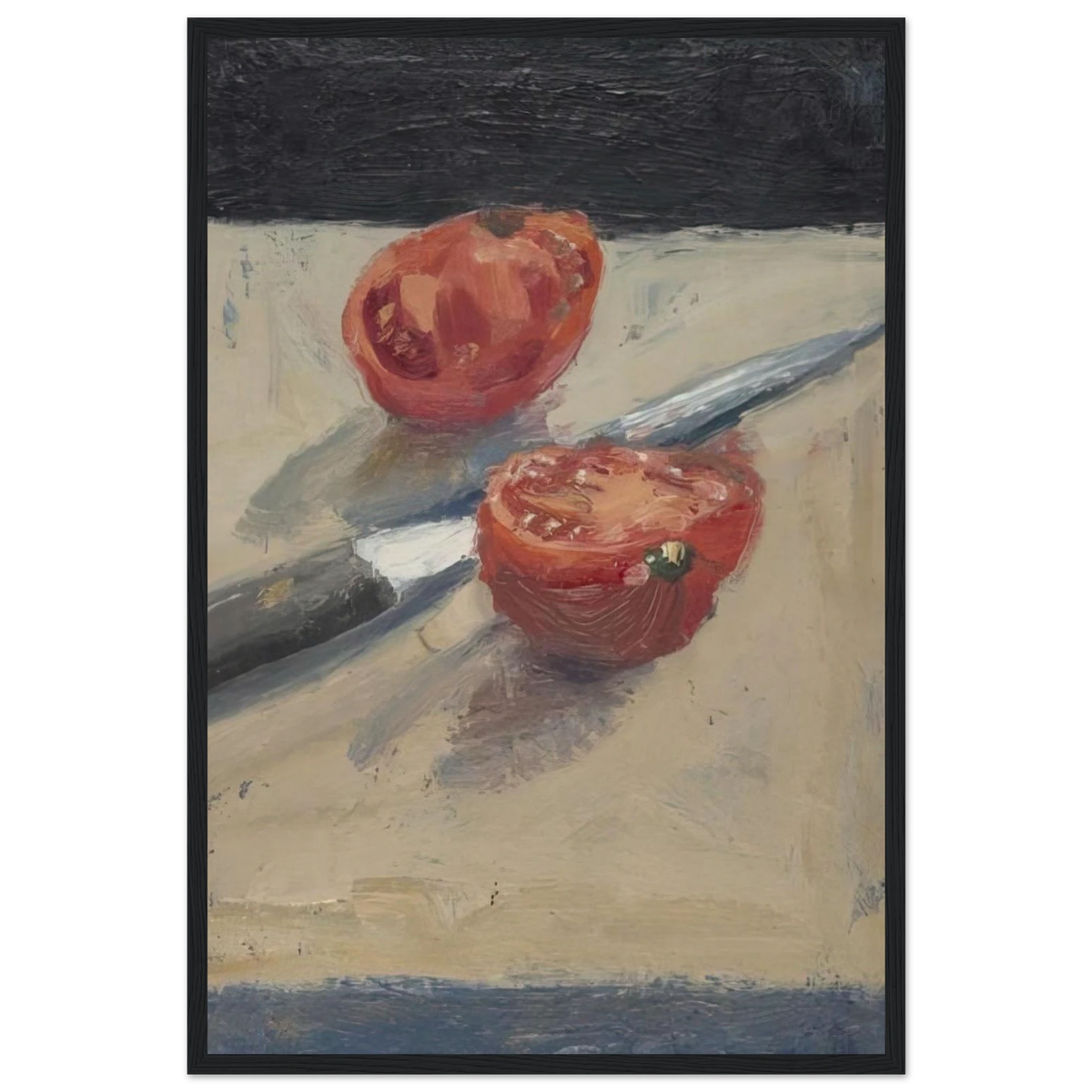 Knife  Tomato I Framed Poster | Richard Diebenkorn Framed Prints Wall Art | Richard Diebenkorn Shop