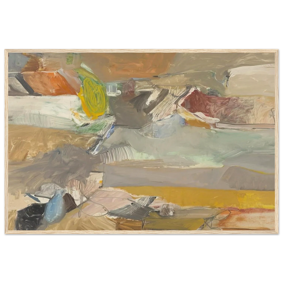 Berkeley #46 Framed Poster | Richard Diebenkorn Framed Prints Wall Art | Richard Diebenkorn Shop