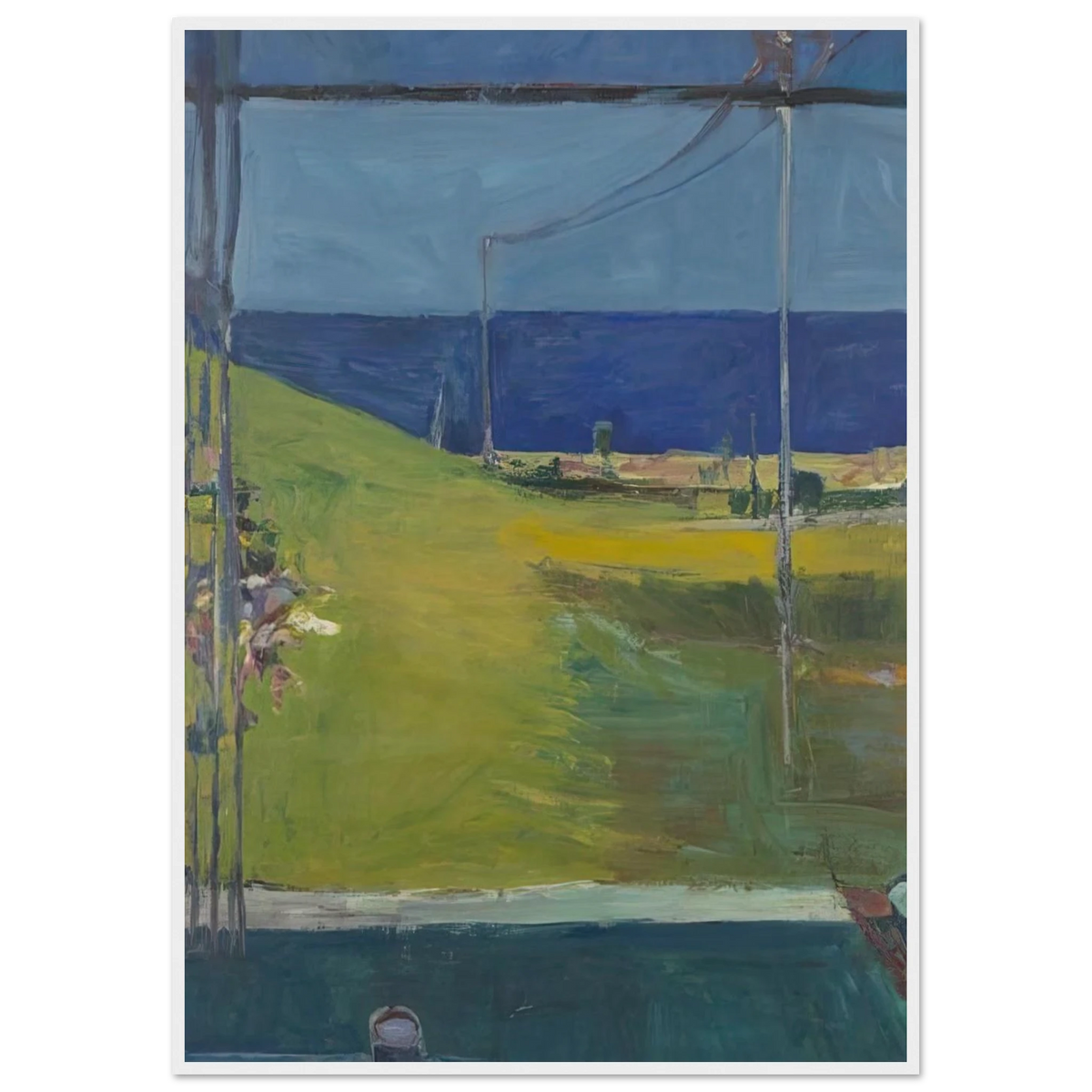Ocean from a Window Framed Poster | Richard Diebenkorn Framed Prints Wall Art | Richard Diebenkorn Shop