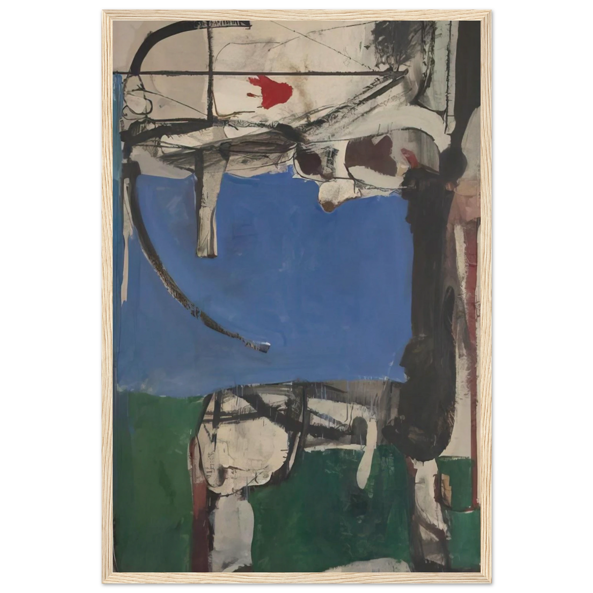 Urbana #2 The Archer Framed Poster | Richard Diebenkorn Framed Prints Wall Art | Richard Diebenkorn Shop