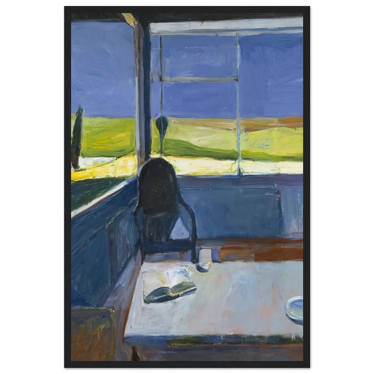 Interior with Book Framed Poster | Richard Diebenkorn Framed Prints Wall Art | Richard Diebenkorn Shop