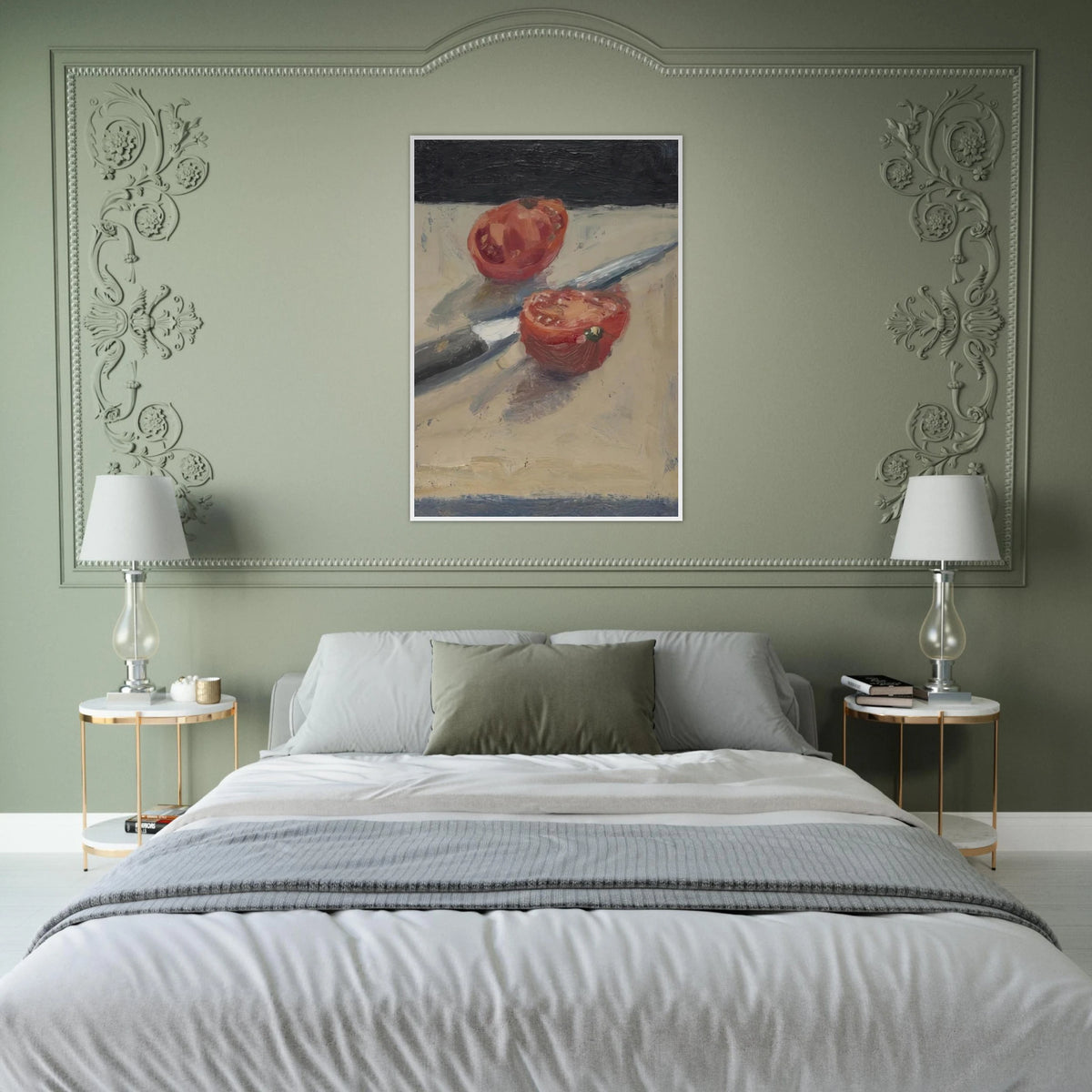 Knife  Tomato I Framed Poster | Richard Diebenkorn Framed Prints Wall Art | Richard Diebenkorn Shop
