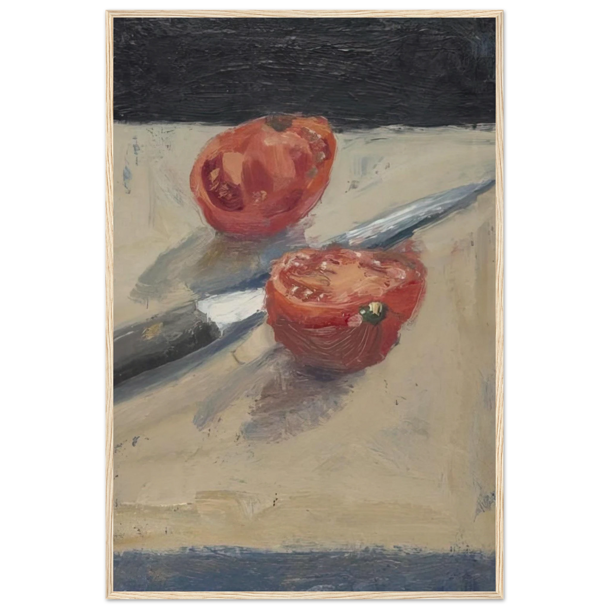 Knife  Tomato I Framed Poster | Richard Diebenkorn Framed Prints Wall Art | Richard Diebenkorn Shop
