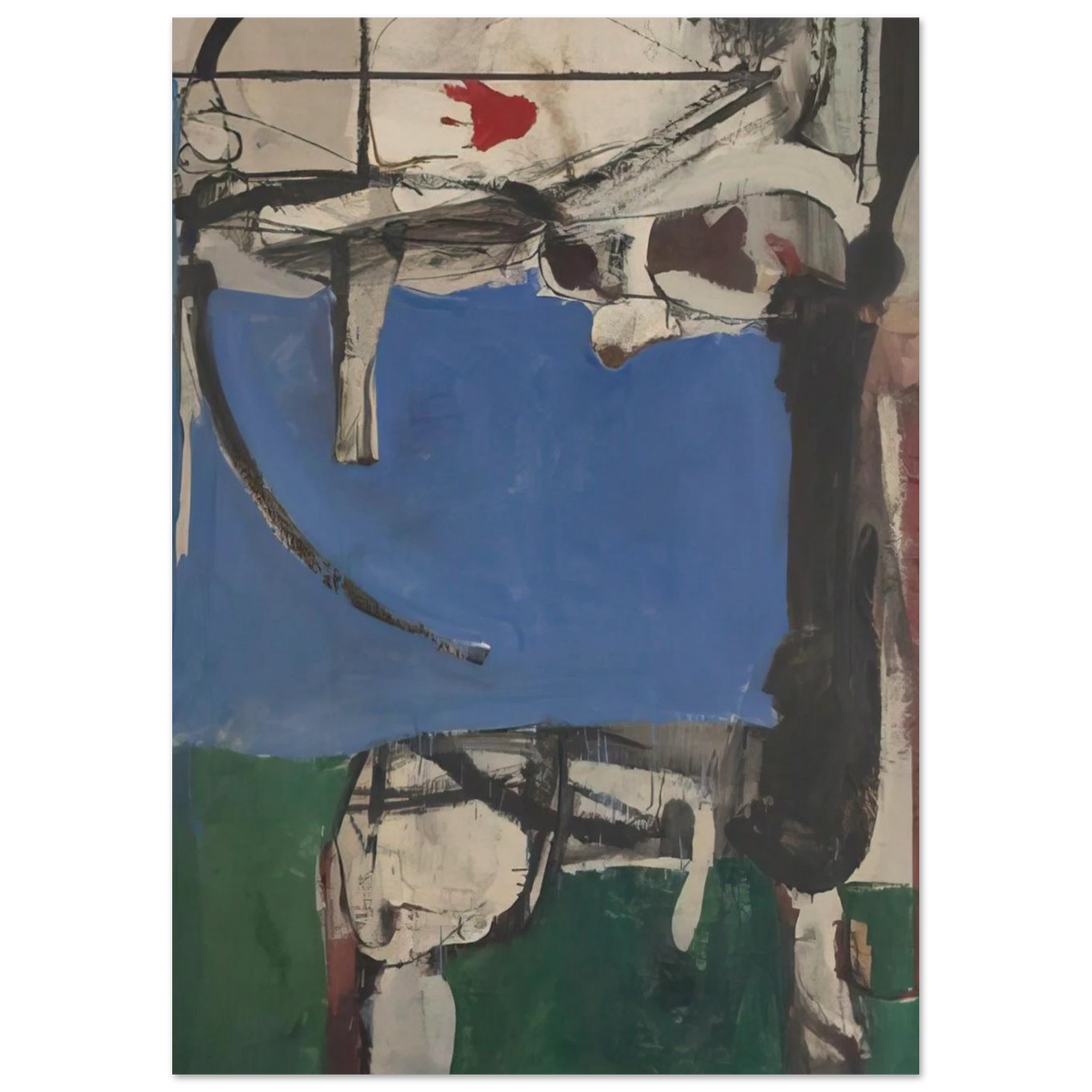 Urbana #2 The Archer Poster | Richard Diebenkorn Poster | Richard Diebenkorn Shop