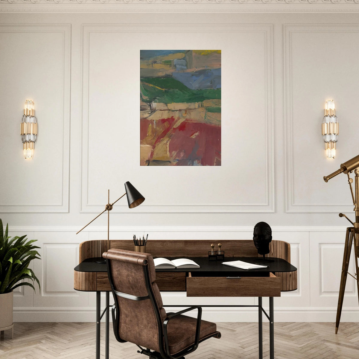 Berkeley #32 Canvas | Richard Diebenkorn Canvas | Richard Diebenkorn Shop