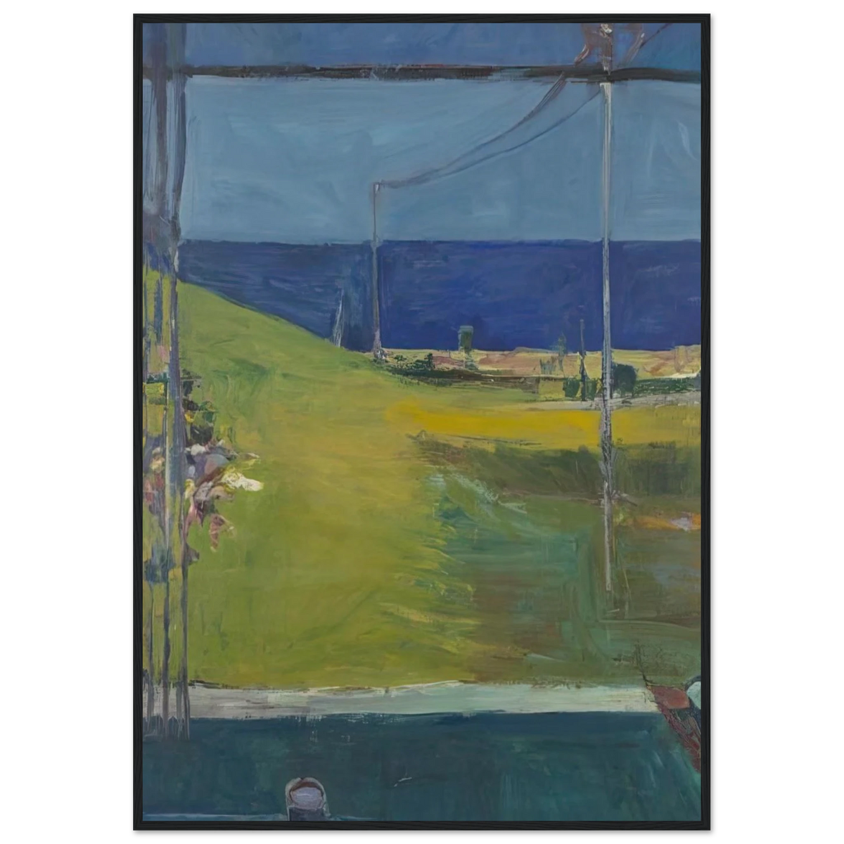 Ocean from a Window Framed Poster | Richard Diebenkorn Framed Prints Wall Art | Richard Diebenkorn Shop