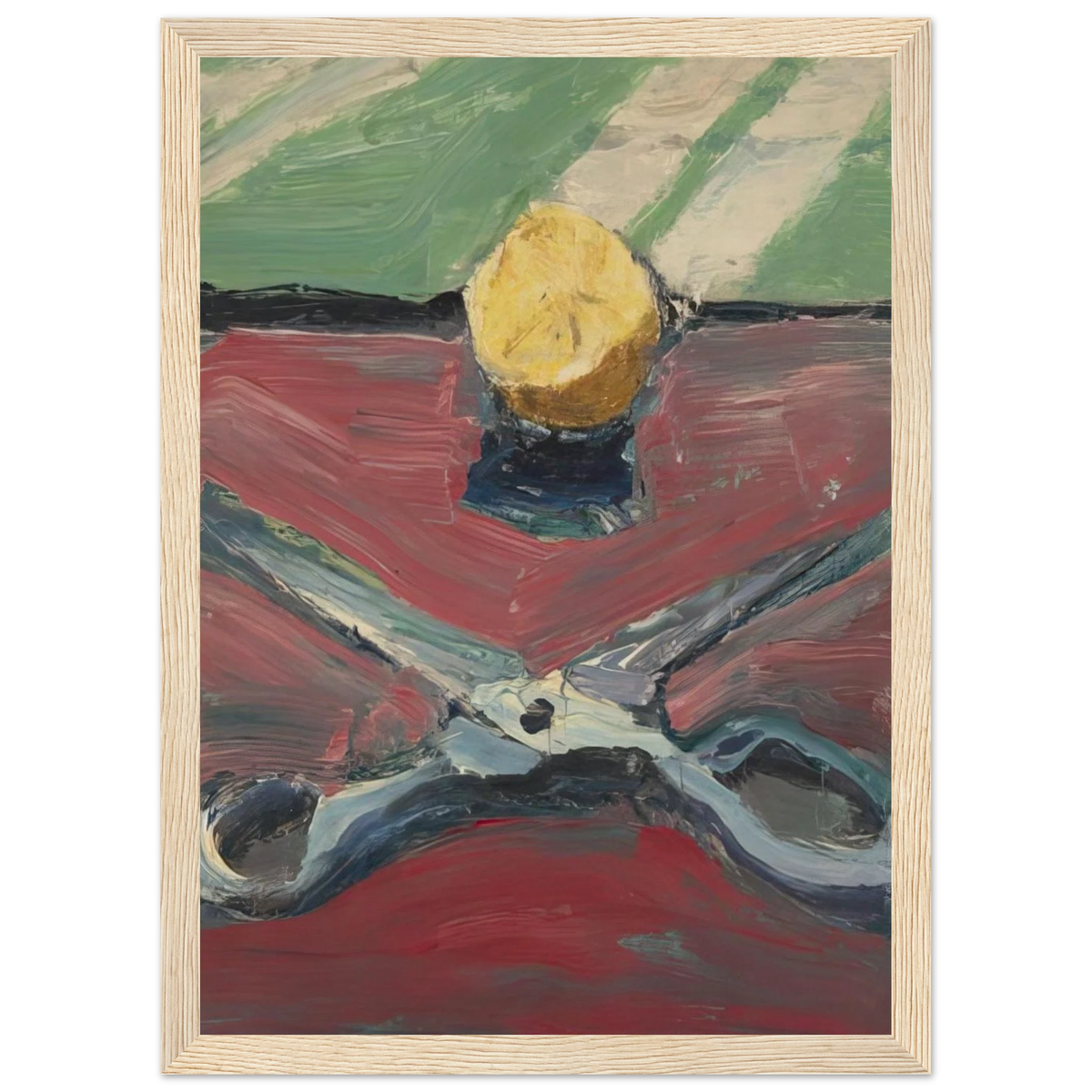 Scissors and Lemon, II Framed Poster | Richard Diebenkorn Framed Prints Wall Art | Richard Diebenkorn Shop