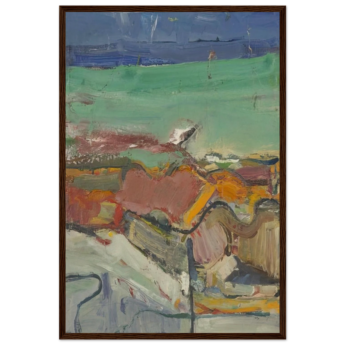 Berkeley Framed Poster | Richard Diebenkorn Framed Prints Wall Art | Richard Diebenkorn Shop
