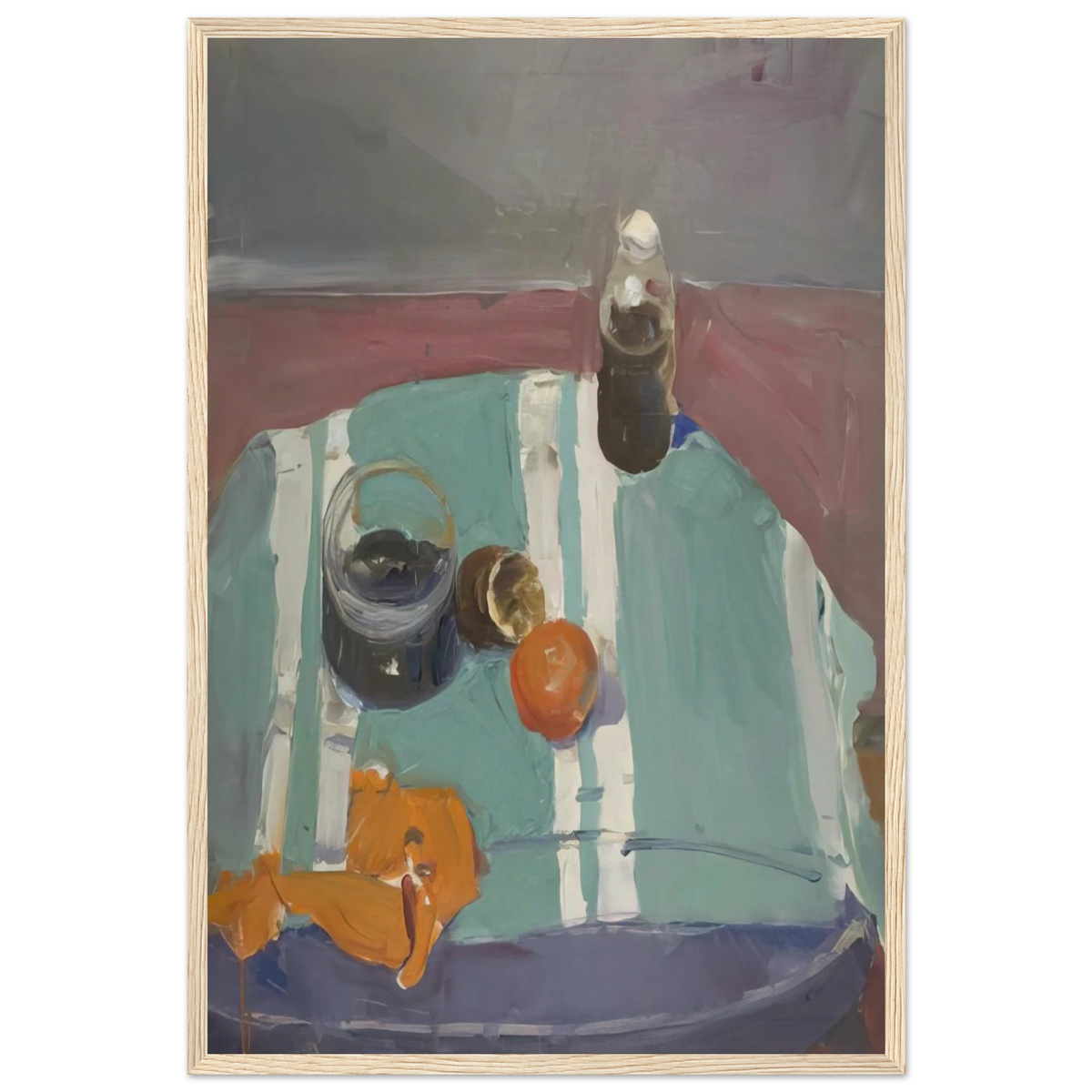 Still Life with Orange Peel Framed Poster | Richard Diebenkorn Framed Prints Wall Art | Richard Diebenkorn Shop