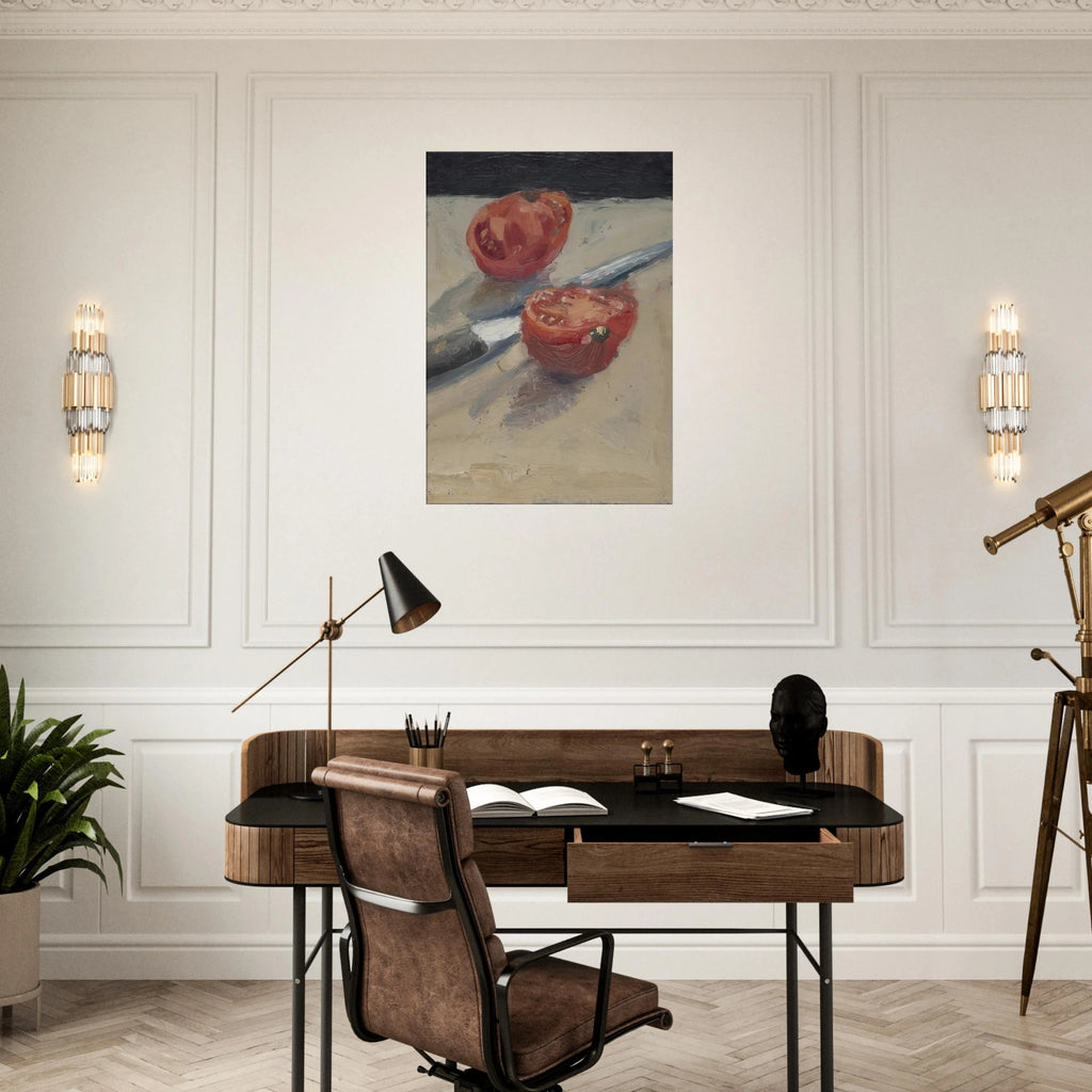 Knife  Tomato I Canvas | Richard Diebenkorn Canvas | Richard Diebenkorn Shop