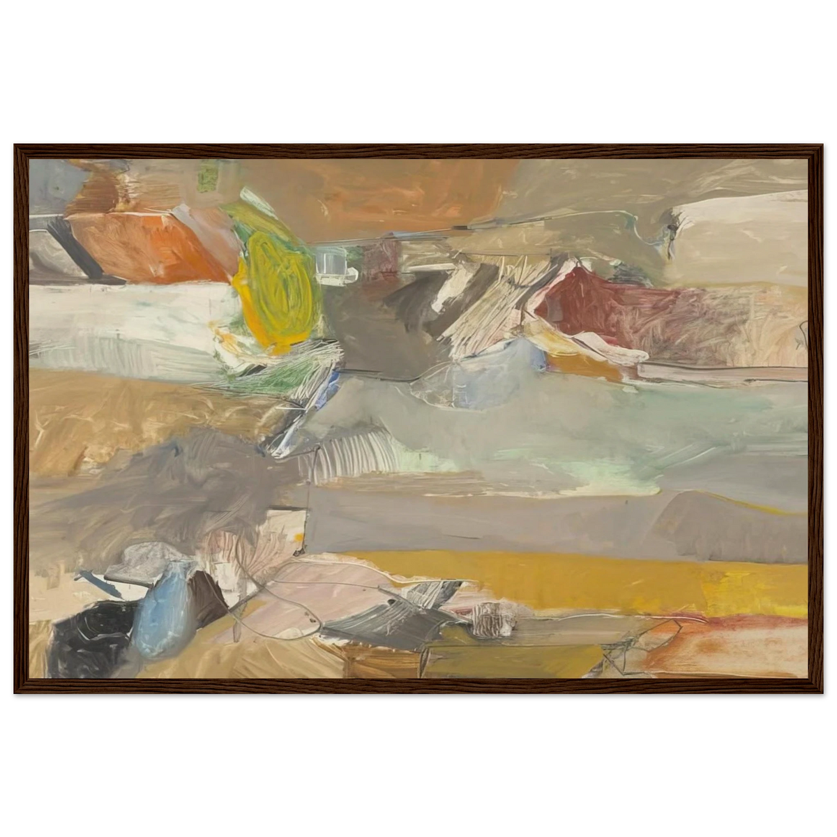 Berkeley #46 Framed Poster | Richard Diebenkorn Framed Prints Wall Art | Richard Diebenkorn Shop