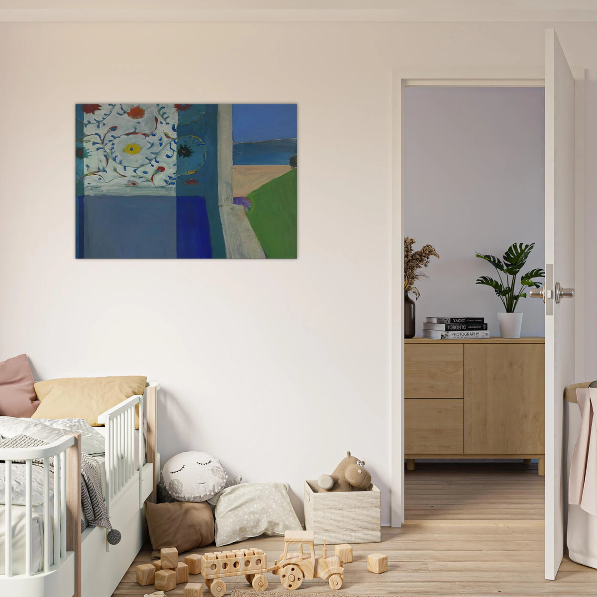 Recollections of a Visit to Leningrad Canvas | Richard Diebenkorn Canvas | Richard Diebenkorn Shop