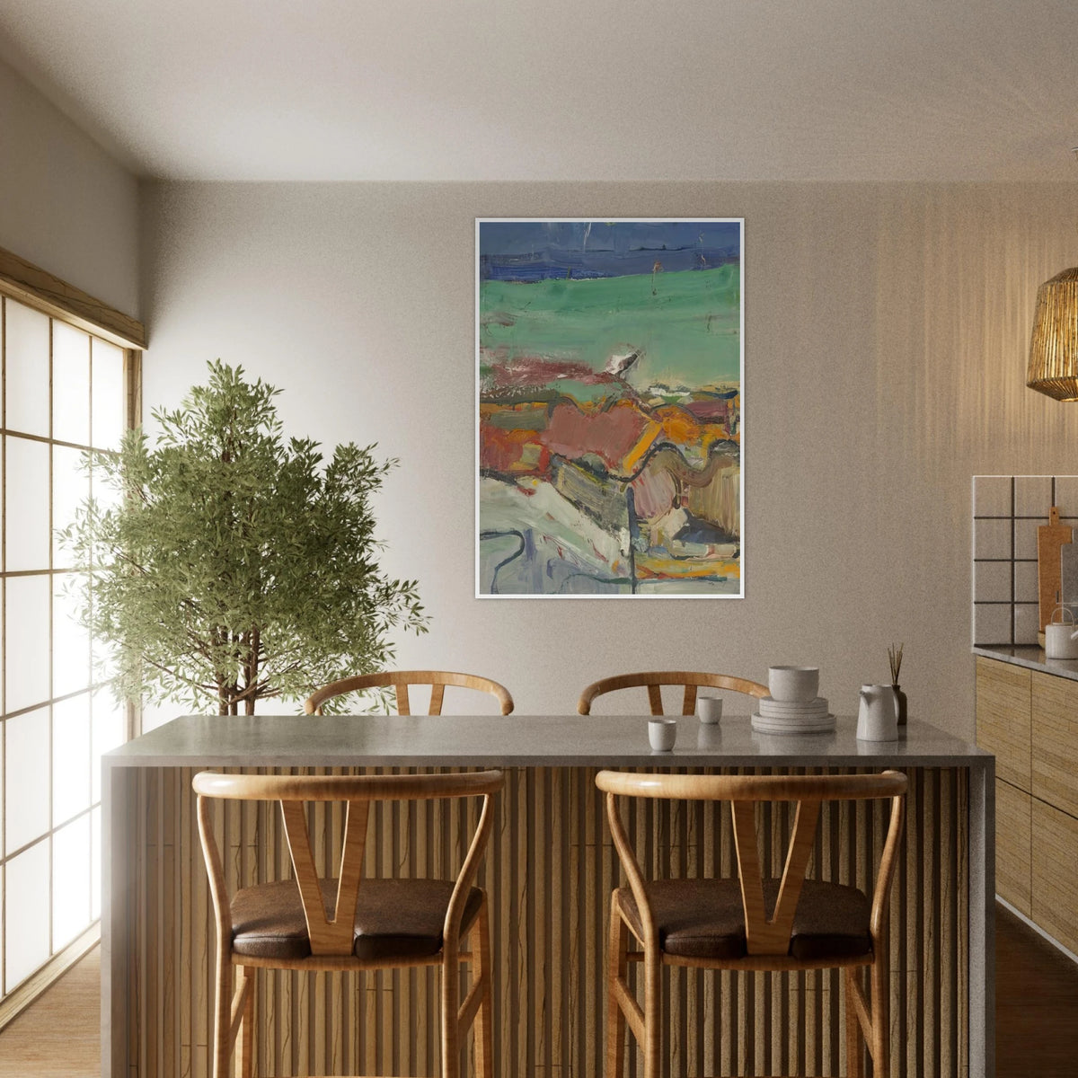 Berkeley Framed Poster | Richard Diebenkorn Framed Prints Wall Art | Richard Diebenkorn Shop