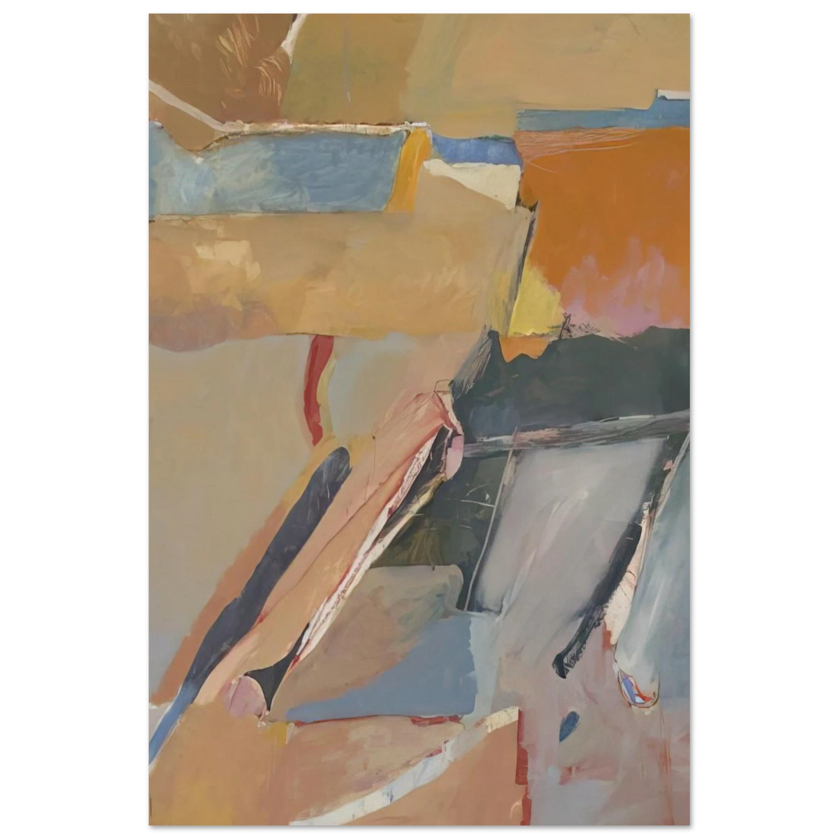 Berkeley #8 Poster | Richard Diebenkorn Poster | Richard Diebenkorn Shop