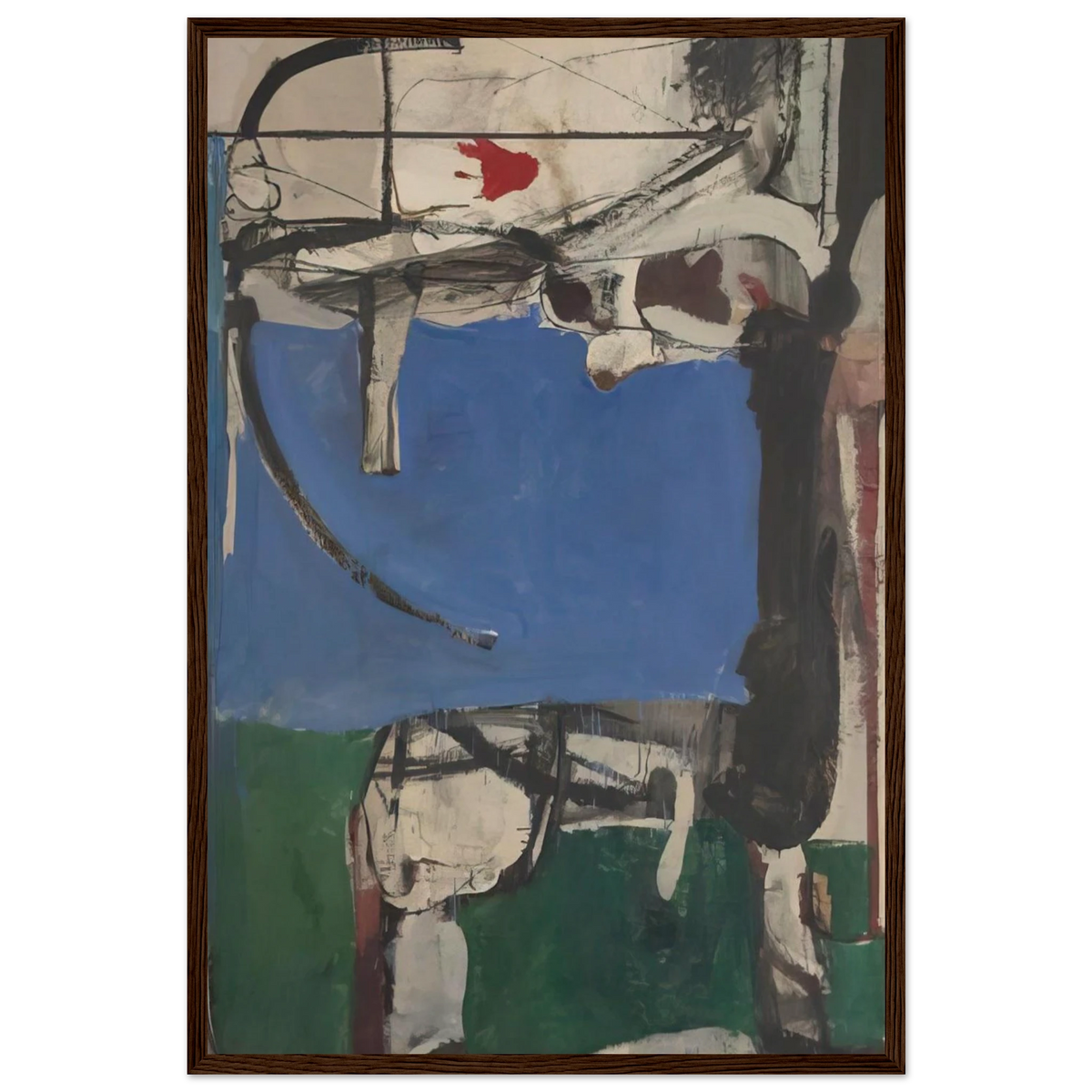 Urbana #2 The Archer Framed Poster | Richard Diebenkorn Framed Prints Wall Art | Richard Diebenkorn Shop