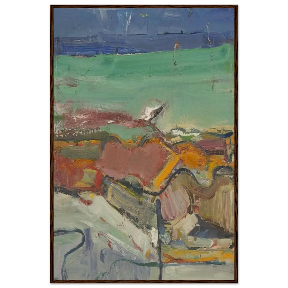 Berkeley Framed Poster | Richard Diebenkorn Framed Prints Wall Art | Richard Diebenkorn Shop