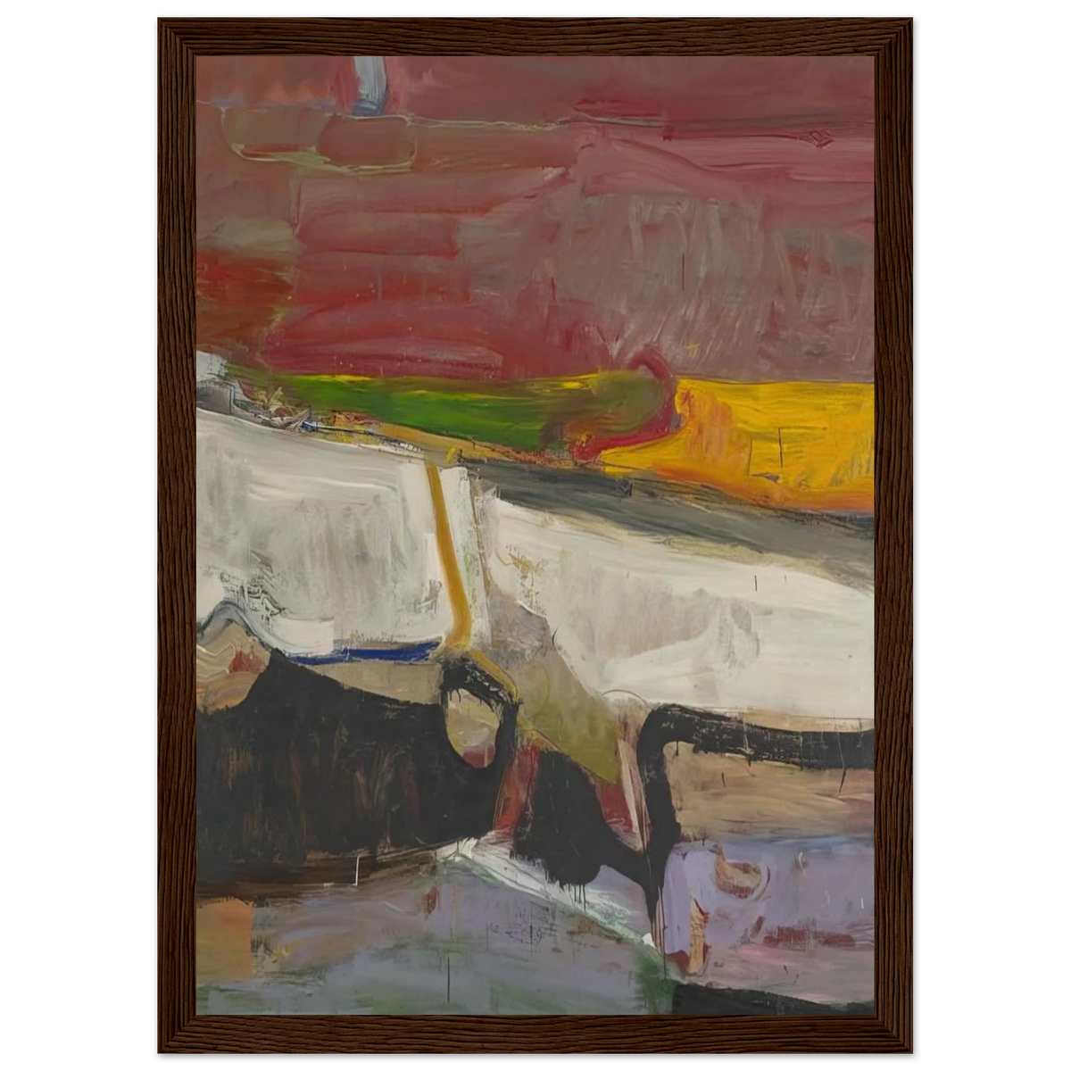 Berkeley #59 Framed Poster | Richard Diebenkorn Framed Prints Wall Art | Richard Diebenkorn Shop