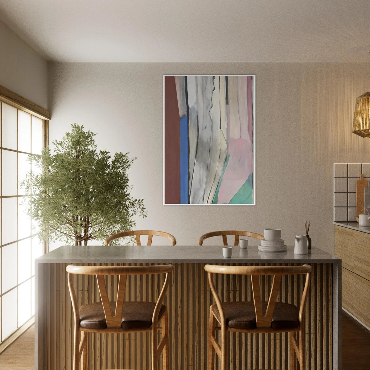 Ocean Park #6 Framed Poster | Richard Diebenkorn Framed Prints Wall Art | Richard Diebenkorn Shop