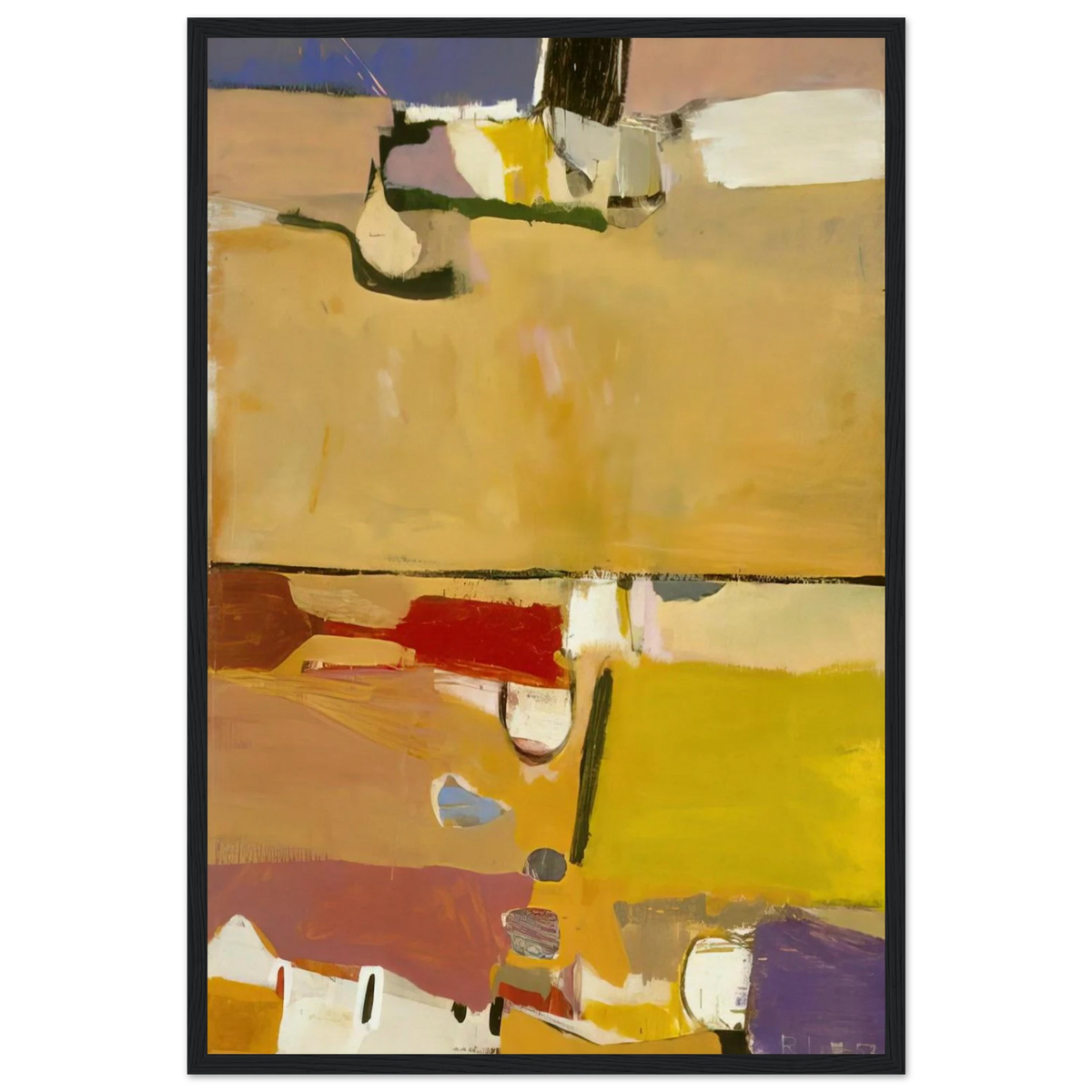 A Day at the Races Framed Poster | Richard Diebenkorn Framed Prints Wall Art | Richard Diebenkorn Shop