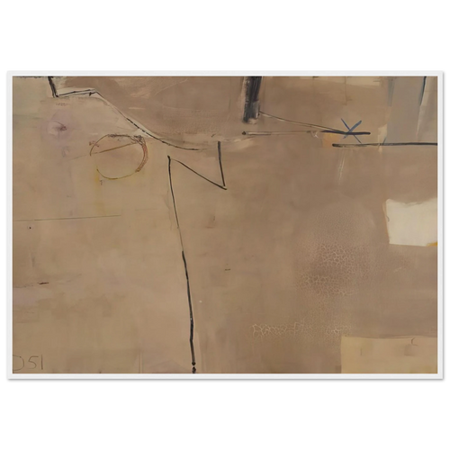 #22 Albuquerque Framed Poster | Richard Diebenkorn Framed Prints Wall Art | Richard Diebenkorn Shop