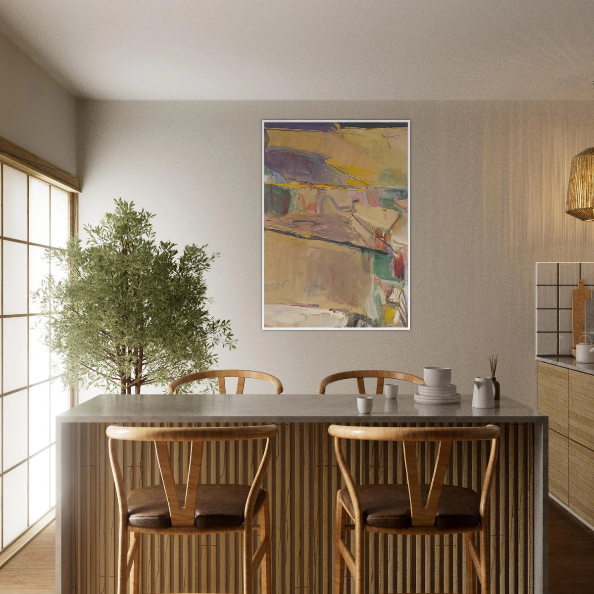 Berkeley #54 Framed Poster | Richard Diebenkorn Framed Prints Wall Art | Richard Diebenkorn Shop