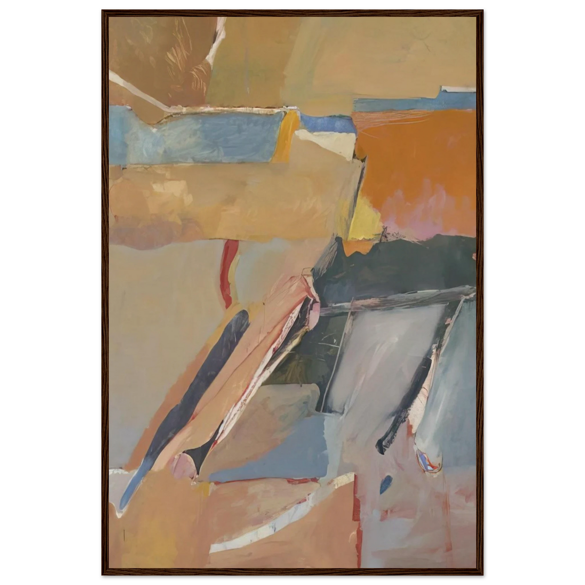 Berkeley #8 Framed Poster | Richard Diebenkorn Framed Prints Wall Art | Richard Diebenkorn Shop