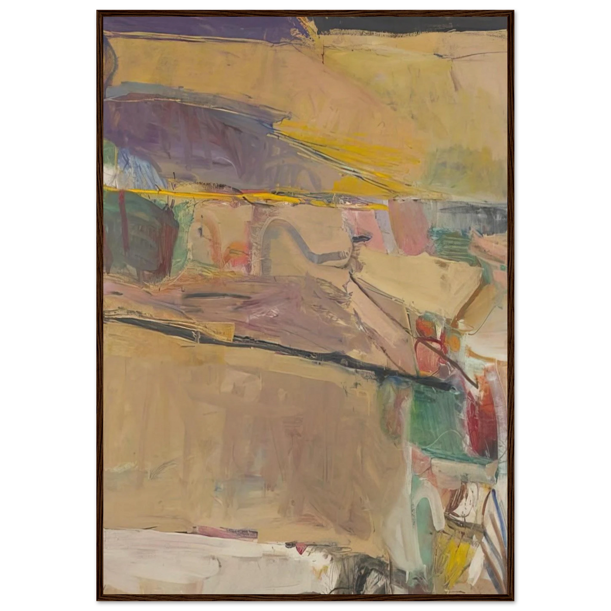 Berkeley #54 Framed Poster | Richard Diebenkorn Framed Prints Wall Art | Richard Diebenkorn Shop