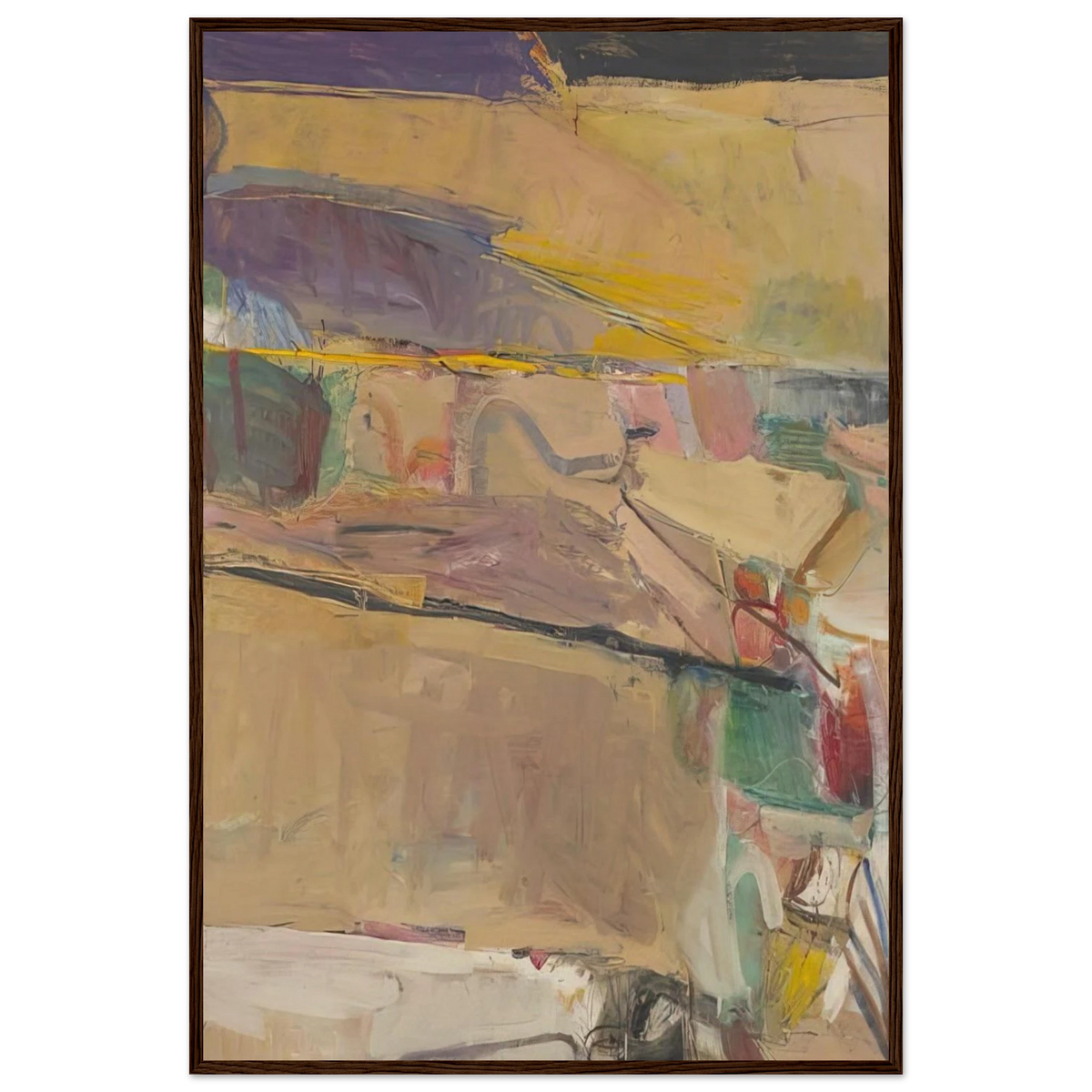 Berkeley #54 Framed Poster | Richard Diebenkorn Framed Prints Wall Art | Richard Diebenkorn Shop