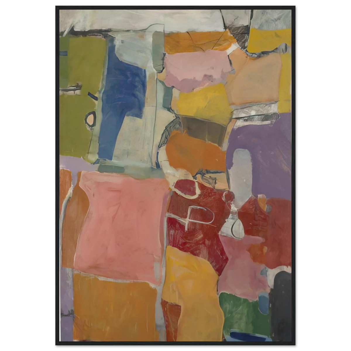 Urbana Framed Poster | Richard Diebenkorn Framed Prints Wall Art | Richard Diebenkorn Shop