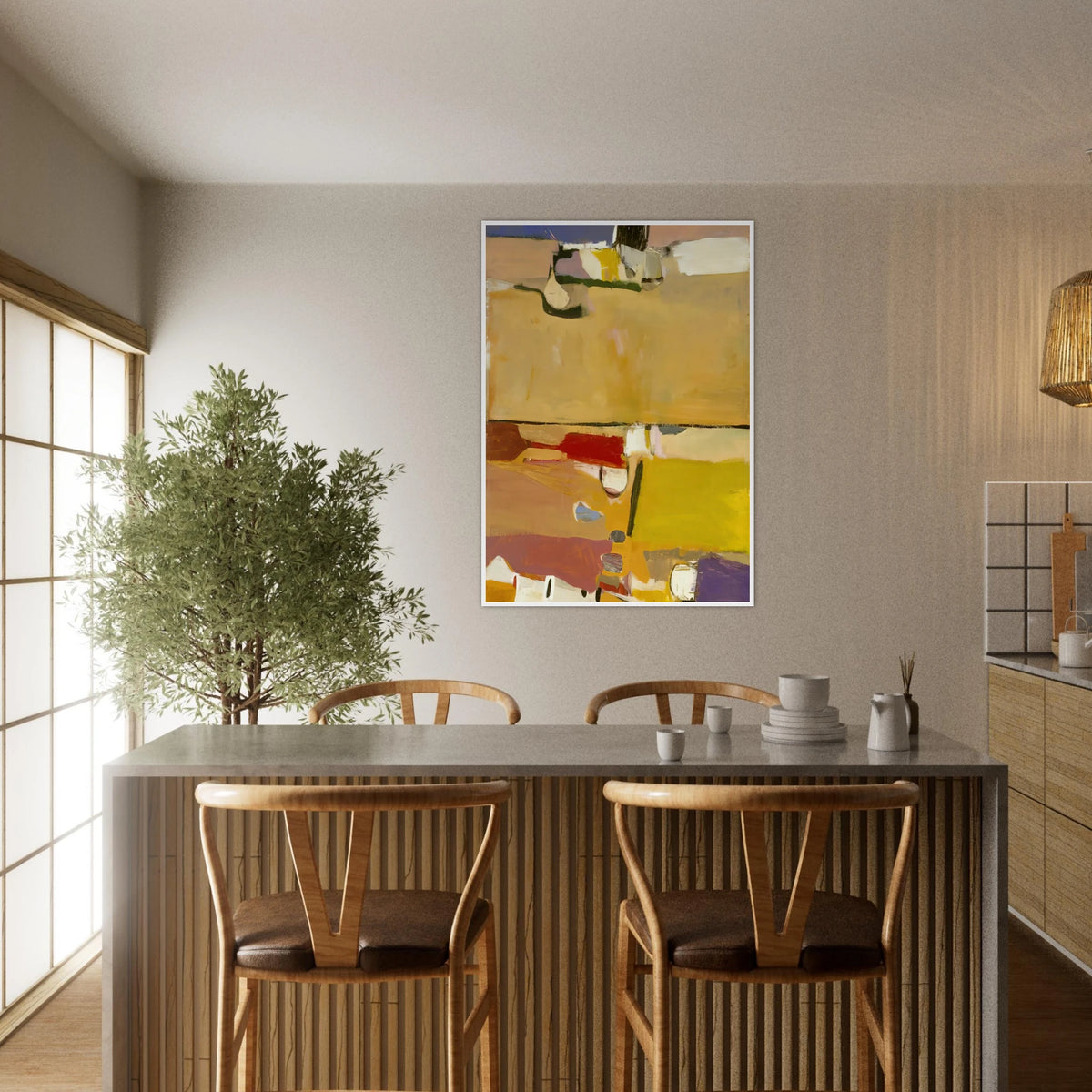 A Day at the Races Framed Poster | Richard Diebenkorn Framed Prints Wall Art | Richard Diebenkorn Shop