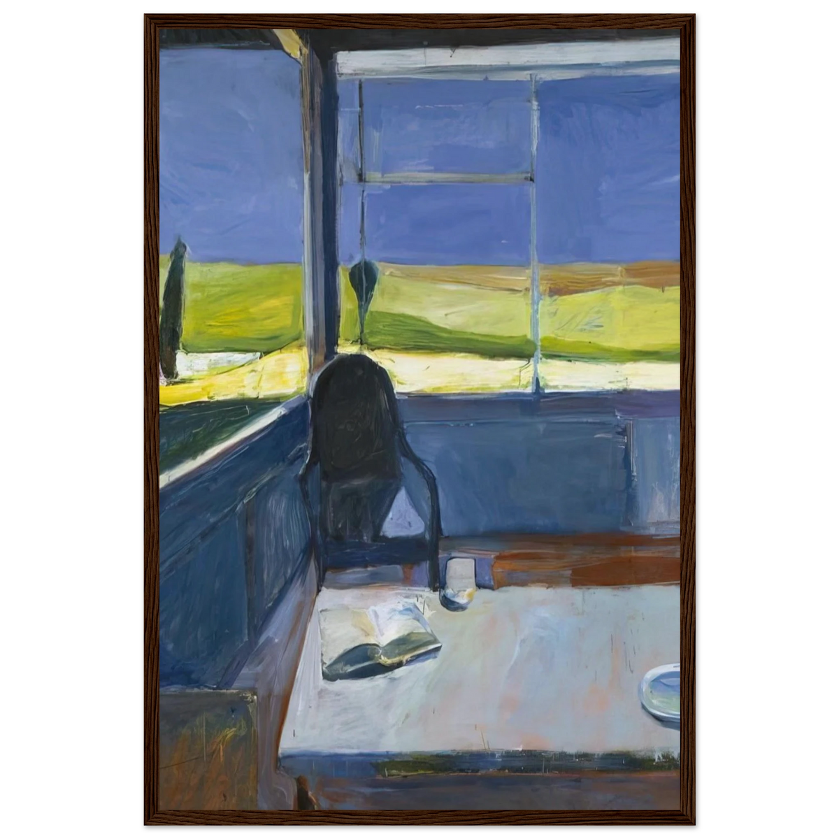 Interior with Book Framed Poster | Richard Diebenkorn Framed Prints Wall Art | Richard Diebenkorn Shop