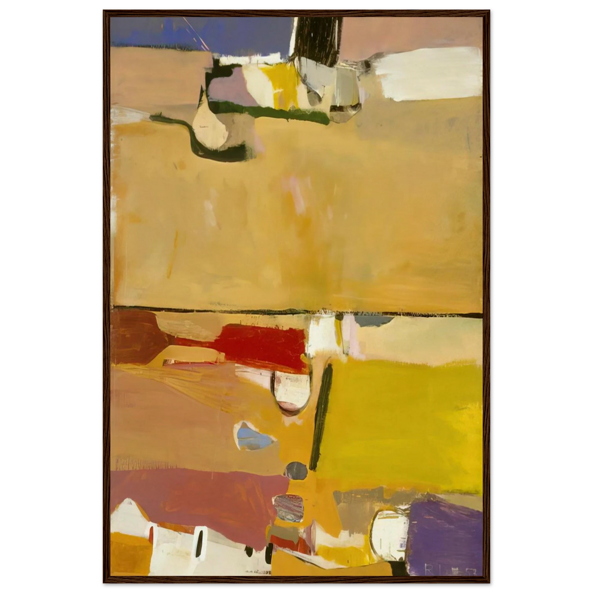 A Day at the Races Framed Poster | Richard Diebenkorn Framed Prints Wall Art | Richard Diebenkorn Shop