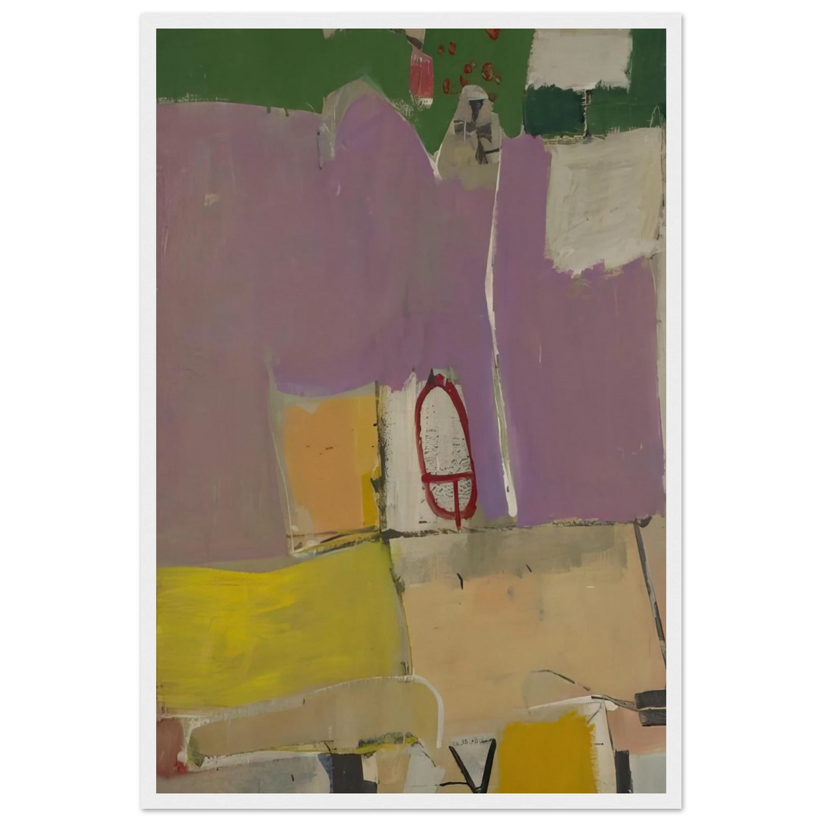 Albuquerque #4 Framed Poster | Richard Diebenkorn Framed Prints Wall Art | Richard Diebenkorn Shop