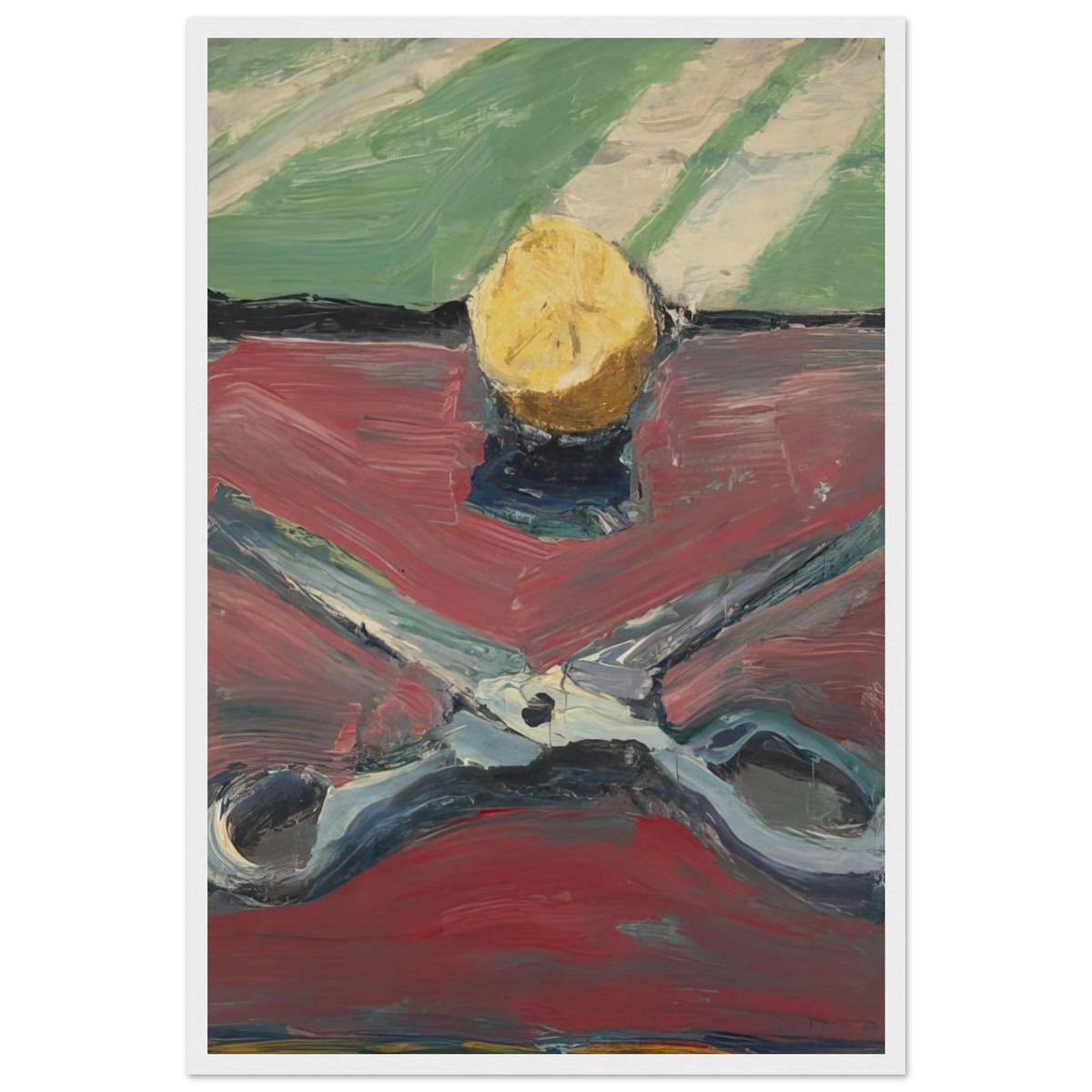 Scissors and Lemon, II Framed Poster | Richard Diebenkorn Framed Prints Wall Art | Richard Diebenkorn Shop