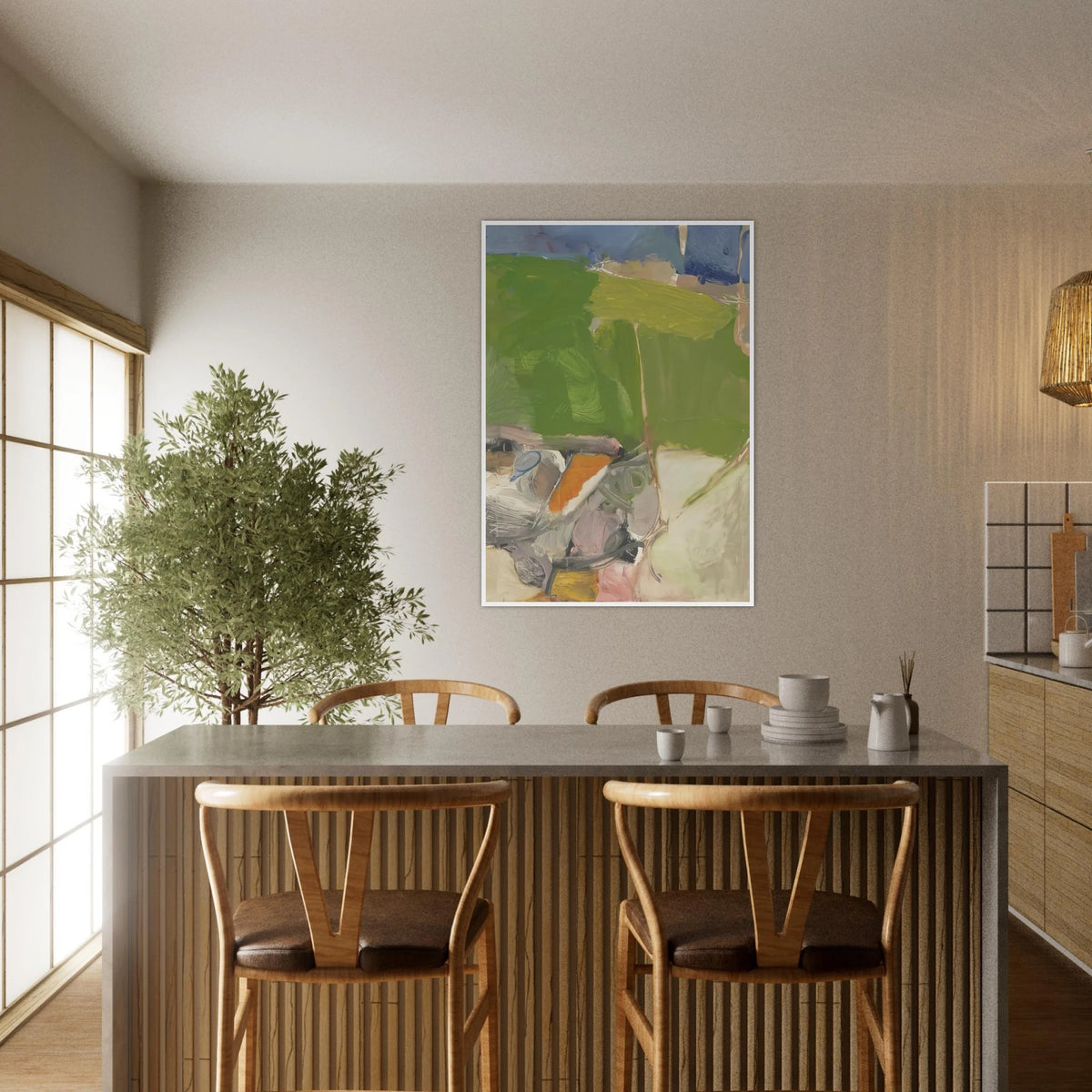 Berkeley #33 Framed Poster | Richard Diebenkorn Framed Prints Wall Art | Richard Diebenkorn Shop