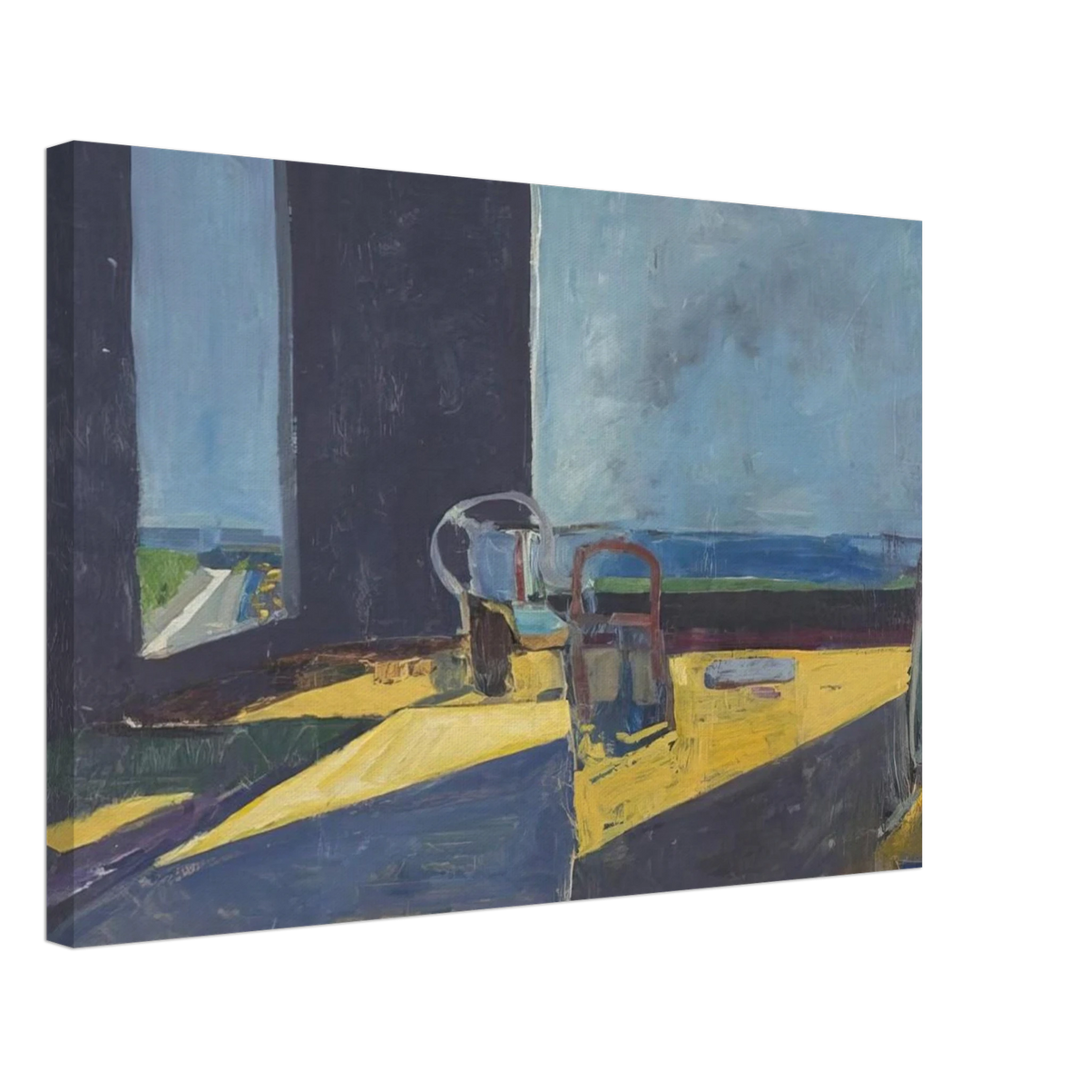 Interior with View of the Ocean Canvas | Richard Diebenkorn Canvas | Richard Diebenkorn Shop