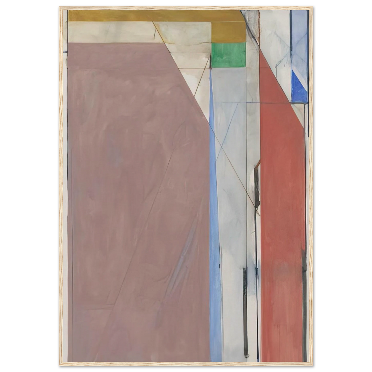Ocean Park #70 Framed Poster | Richard Diebenkorn Framed Prints Wall Art | Richard Diebenkorn Shop