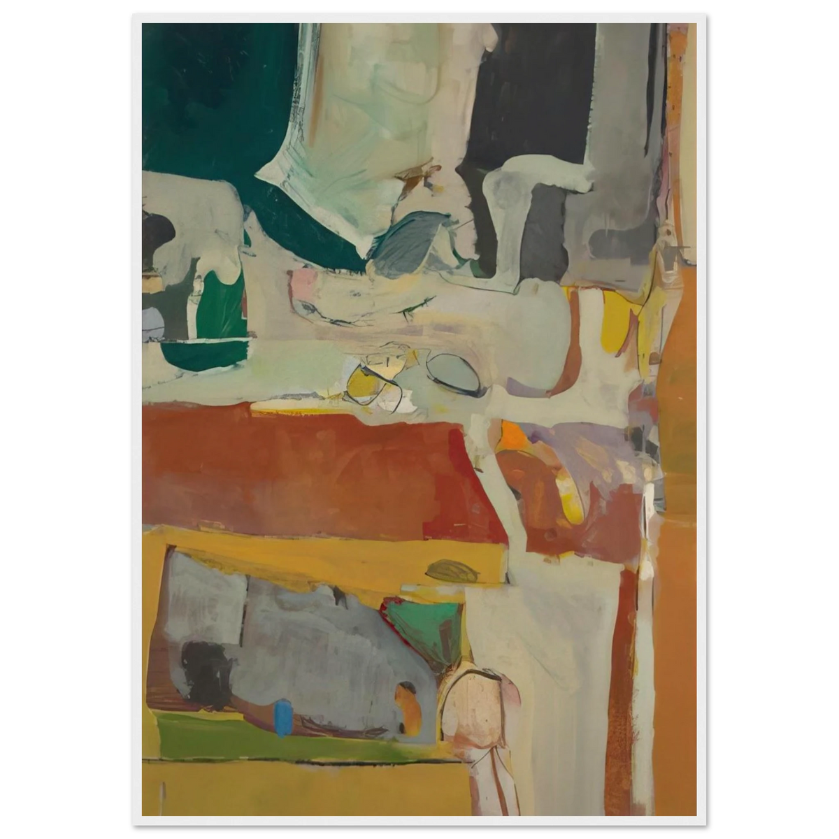 Urbana #4 Framed Poster | Richard Diebenkorn Framed Prints Wall Art | Richard Diebenkorn Shop