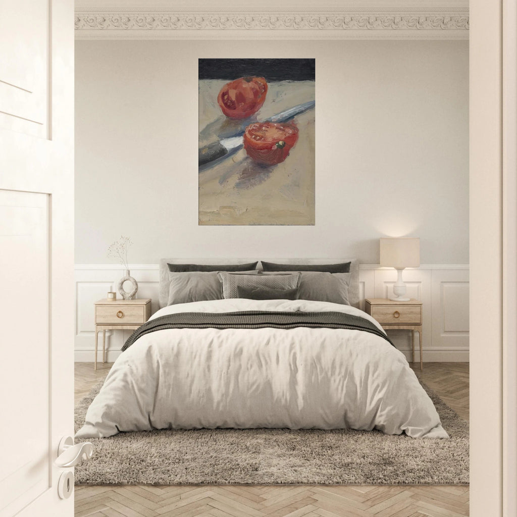 Knife  Tomato I Canvas | Richard Diebenkorn Canvas | Richard Diebenkorn Shop
