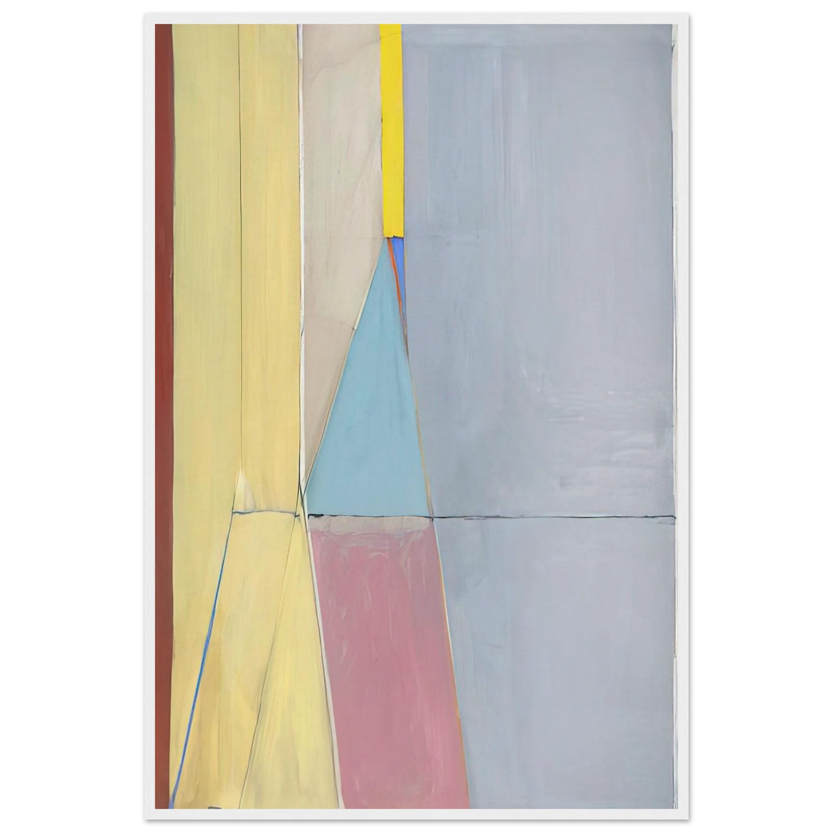 Ocean Park #21 Framed Poster | Richard Diebenkorn Framed Prints Wall Art | Richard Diebenkorn Shop