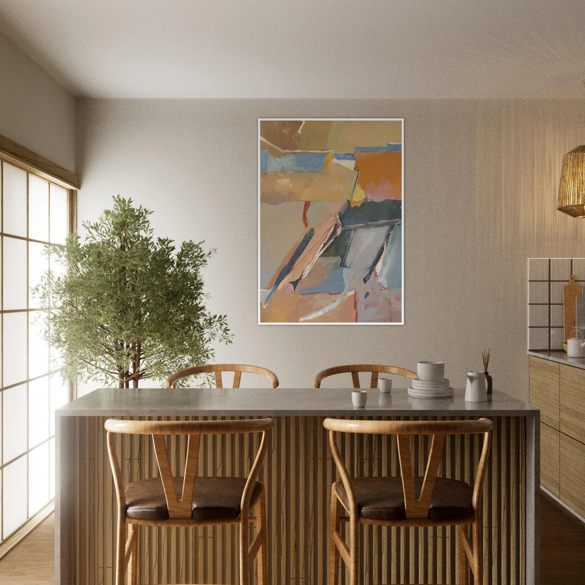 Berkeley #8 Framed Poster | Richard Diebenkorn Framed Prints Wall Art | Richard Diebenkorn Shop